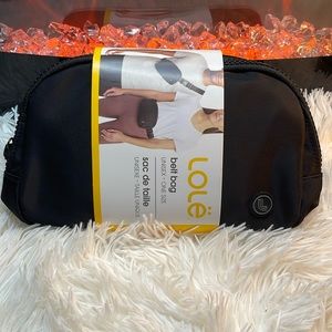Lole Belt Bag Unisex One Size Black NEW Unisex